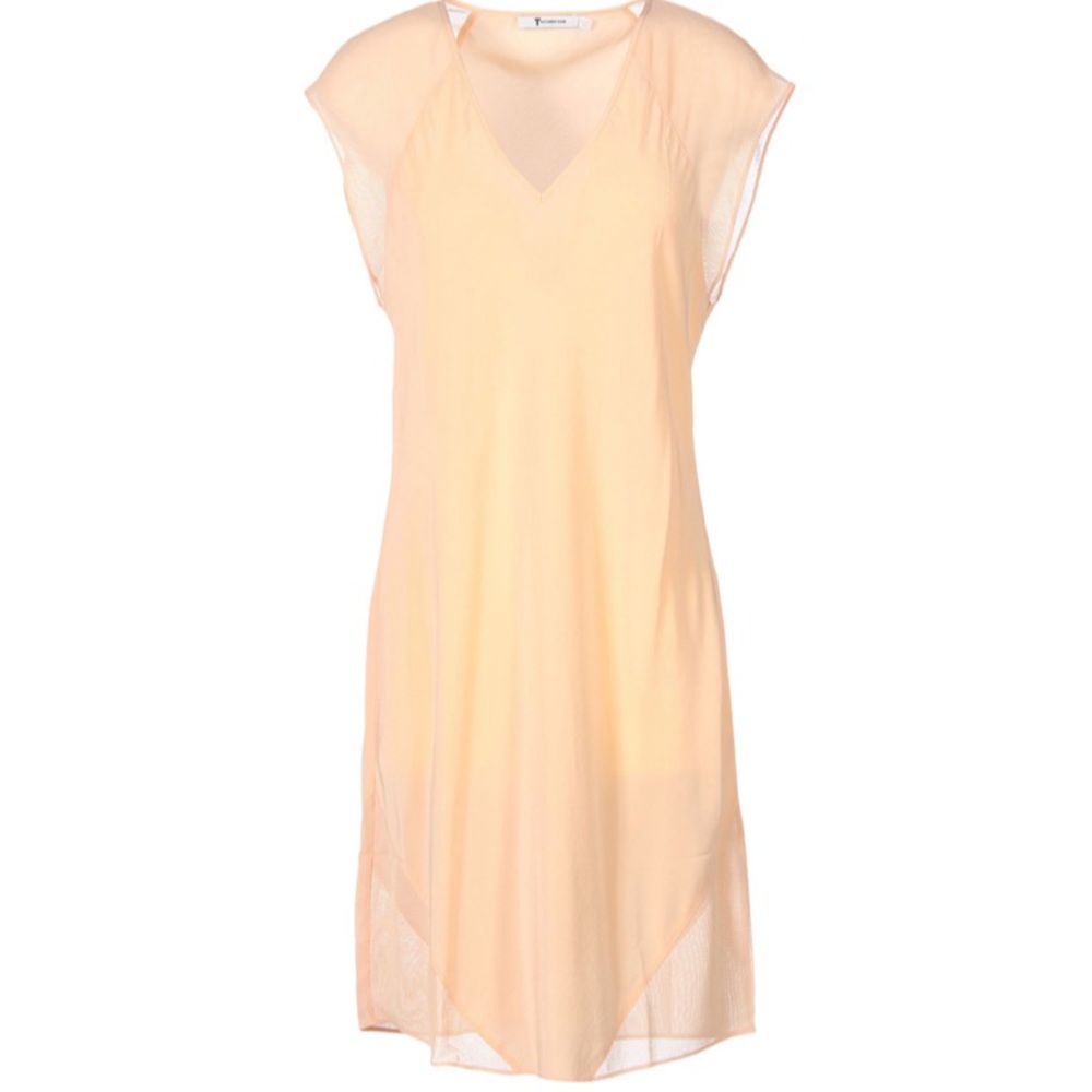 Alexander Wang T Silk Apricot Dress